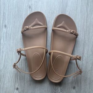 Zara Tan Sandals with Adjustable Straps